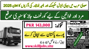 Heavy Diesel Mechanic & Dumper Driver Jobs 2025 in Saudi Arabia – High Salary Overseas Vacancies